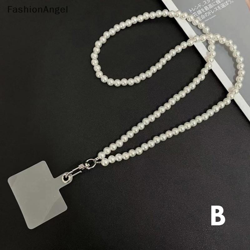 FashionAngel Điện Thoại Di Động Dây Đeo Ngang Vòng Cổ Dây Ngọc Trai Dây Đeo Chống Mất Sling VN