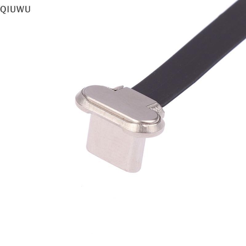 Bảng thử nghiệm QIUWU USB C TYPE-C USB FPC Cáp phẳng mềm Cáp sạc nam sang nam Cáp sạc nhanh Dây sạc mở rộng cho điện thoại.