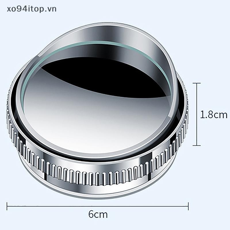 Xoitop 2 Chiếc Khung Tròn Có Thể Điều Chỉnh 360 Độ Gương Điểm Mù Lái Xe An Toàn Góc Rộng Gương Chiếu Hậu Trong Suốt Phụ Kiện Ô Tô VN