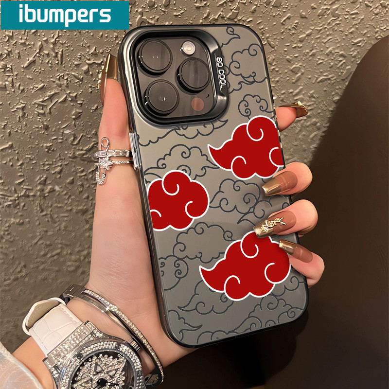 ibumpers Ốp Điện Thoại iPhone  Cool Độc Đáo Họa Tiết Naruto Cho IPhone 16 15 14 12 13 11 Pro Max IP 7 8 Plus X XS XR Ốp Lưng IMD Cứng Và Nhẵn