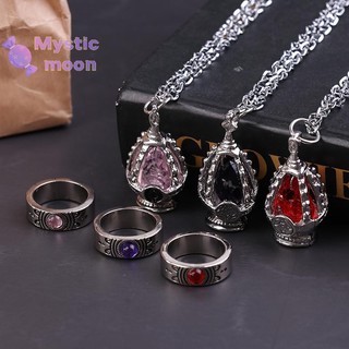 [Mystic] 2 Cái / bộ Anime Puella Magi Madoka Magica Cosplay Đá Quý Vòng Cổ Mặt Dây Chuyền Bộ Quà Tặng Đảng Prop [Mới]