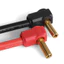 2 Cái / bộ Vỏ Cứng Hình Chữ L Kim Loại Tản Nhiệt Đạn Phích Cắm & Tay Cầm 4 Mm Cho Xe Tải Địa Hình 1 / 10 RC Xe Nâng Cấp Phần