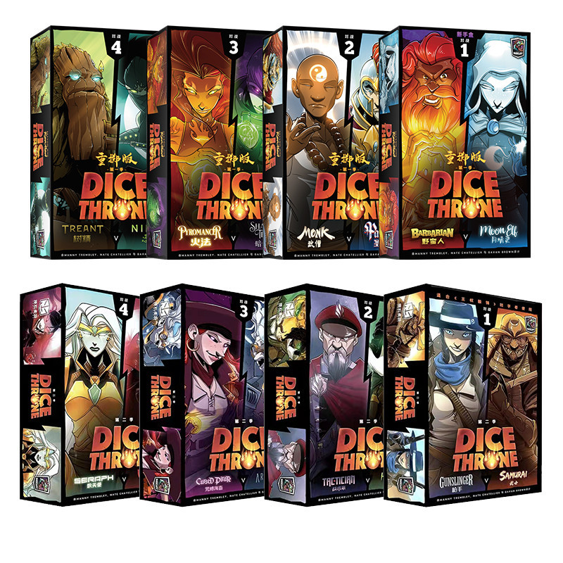 Boardgame Dice Throne Adventures bản Trung Engsub Tigar