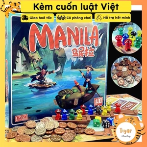 Trò chơi Manila - boardgame hành trình hàng hải bản mới 2023 Tigar