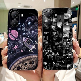 Dành Cho Poco X7 Pro PocoX7 Plus Vỏ Bảo Vệ Ống Kính Poco X 7 X7Pro Vỏ Điện Thoại Silicon Mềm Hoàng Hôn Thời Trang Mới