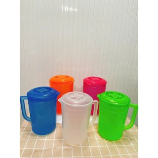 Ca Nhựa PP Có Nắp Nhiều Màu – Ca Đựng Trà Đá, Nước Lạnh 1200ml–2500ml Giá Rẻ