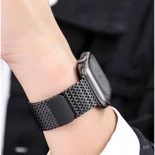Domino magnetic integrated loop strap For Apple Watch Ultra 46/44/40/49/45/41/42/38/45mm iwatch Series Ultra/10/9/8/7/6/5/4/3/2/1/SE