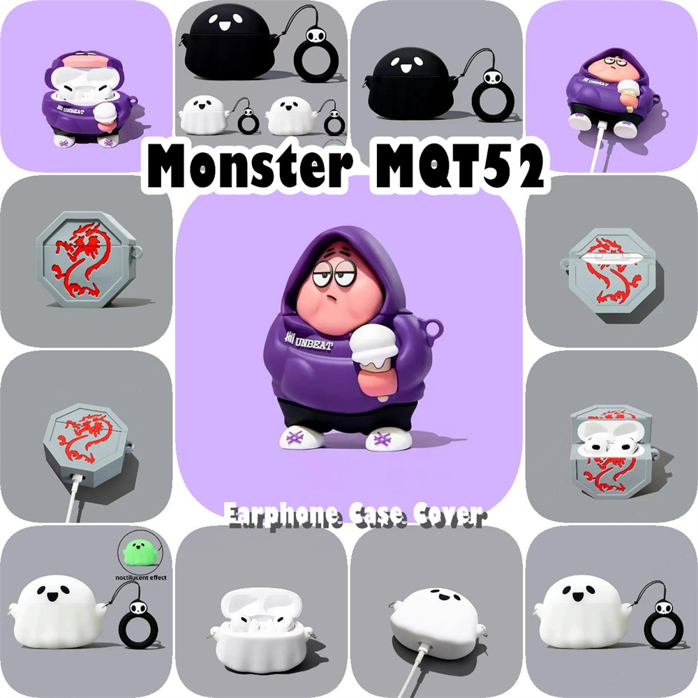 [Ngôi sao tương lai] Dành cho vỏ Monster MQT52 Vỏ silicon mềm Phim hoạt hình Vỏ tai nghe thú vị