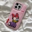 Ốp lưng chống sốc túi khí cao cấp Iphone 14 Pro Max Phim hoạt hình dễ thương Cặp đôi Daisy Donald Duck Bao da dày Vỏ bảo vệ máy ảnh cho iPhone 17 16 15 14 13 Pro Max