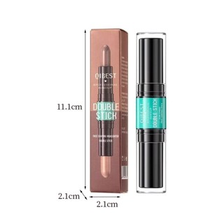Que tạo đường viền AFTEROF Highlighter, Bút che khuyết điểm 2 trong 1 chống thấm nước, Bút che khuyết điểm hai đầu lâu trôi dành cho nữ