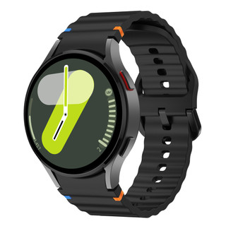 Dành cho Samsung Galaxy Watch 7-FE-6-5-4 Watch6 Watch5 Pro Watch4 Dây đeo silicon thể thao cổ điển