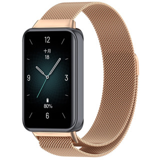 Dây đeo bằng thép không gỉ cho Honor Band 9 10 Dây đeo đồng hồ thông minh Milanese Loop Vòng đeo tay từ tính