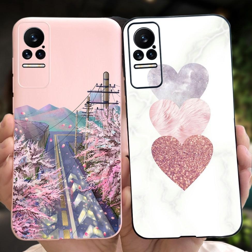 Ốp lưng Xiaomi Civi 1S 6.55 '' Vỏ silicon mềm chống sốc Xiaomi Civi 1S Vỏ hoa thời trang dễ thương Cô gái sơn Ốp lưng