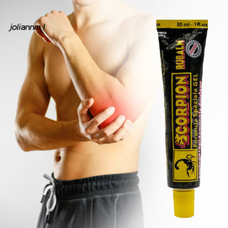 Jo1 30ml Gel giảm đau cơ bắp Tác dụng nhanh Thuốc mỡ bọ cạp không gây kích ứng Làm mới Massage Giảm đau Gel cho gia đình