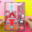 Học Liệu Ngôi Nhà búp bê của toca ice vs frie, Đồ chơi thủ công bóc dán h21 đồ chơi cho bé gái cô tiên xanh