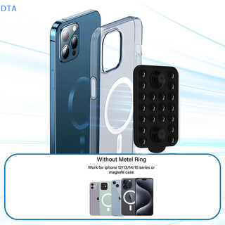 DTA Cho Giá Đỡ Điện Thoại Từ Tính Hút Nam Châm Silicon Treo Tường Đứng Cho 12 / 13 / 14 / 15 Đa Năng PO