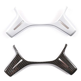 Lookshow Kết Cấu Sợi Carbon Nội Thất Ô Tô Vô Lăng Bảng Khung Bao Viền Cho Xe Mercedes Benz C E ML GL Class W204 W212 X166 U3W6