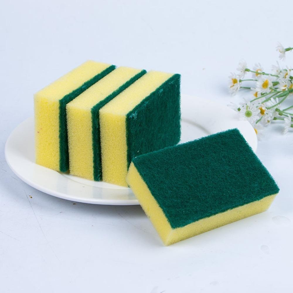 Tấm cọ rửa CAO CẤP, Làm sạch nhà bếp Miếng bọt biển rửa chén có thể tái sử dụng, miếng bọt biển Dụng cụ làm sạch gia dụng Clean Rub