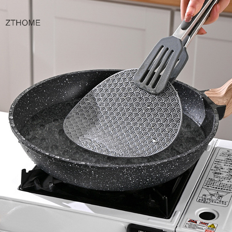 Zthome Silicone Cảm Ứng Nấu Thảm Chống Cháy Bảo Vệ Tấm Nướng Cảm Ứng Bảo Vệ Phụ Kiện Nhà Bếp HOT
