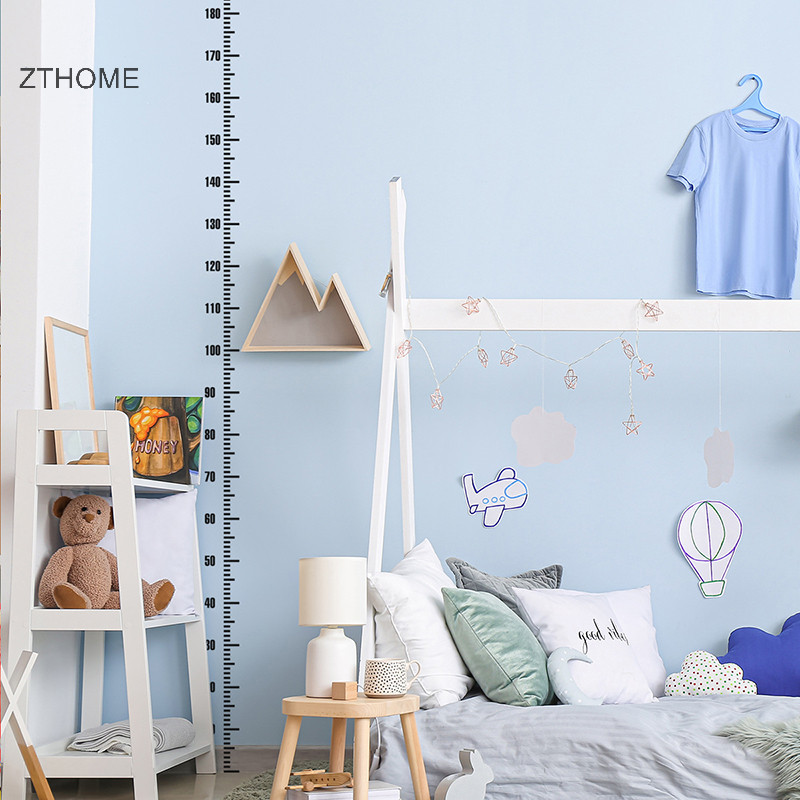 Zthome Hoạt Hình Cân Chiều Cao Dán Tường Đo Sáng Tạo Chiều Cao Trẻ Em Thước Trưởng Thành Biểu Đồ Tường Tự Dính Đề Can Trang Trí Phòng HOT