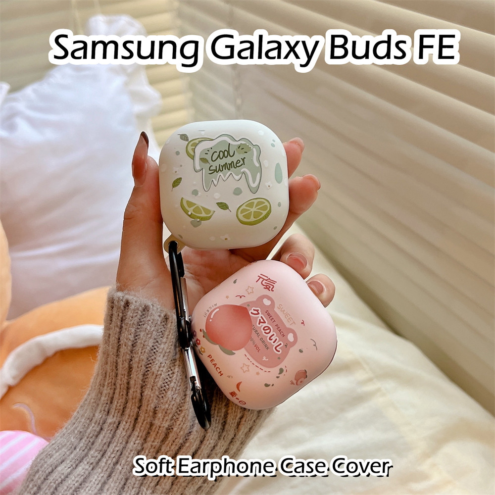 [Ngôi sao tương lai] Dành cho Ốp lưng Samsung Galaxy Buds FE Vỏ tai nghe silicon mềm TPU hoạt hình hợp thời trang