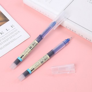 Bút Bi Mực Gel Dung Tích Lớn Basic Bút Bi Nước Mực Gel Khô Nhanh Ngòi 0.5mm, Mực Đều, Nét Chữ Đẹp