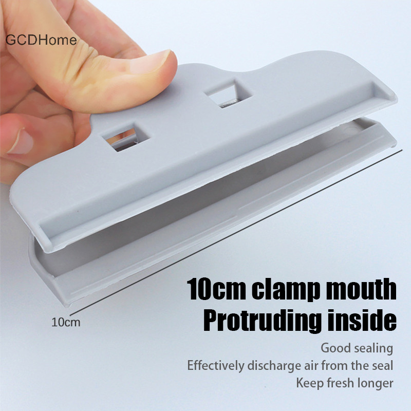 Gcdhome Niêm Phong Kẹp Trái Cây Khô Túi Thực Phẩm Đồ Ăn Nhẹ Lớn Kẹp Chống Ẩm Túi Nhựa Niêm Phong Túi Ăn Nhẹ Niêm Phong Kẹp HOT