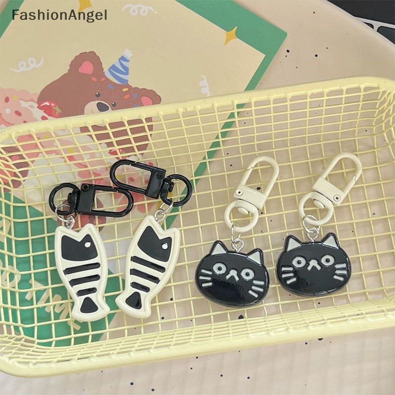 FashionAngel Hoạt Hình Móc Khóa Vòng Chìa Khóa Cho Nữ Nhựa Dễ Thương Cá Ch Móc Khóa Phụ Kiện Thời Trang Trang Trang Sức Quà Tặng TH