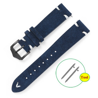 Dây đeo đồng hồ da lộn 20mm 22mm Phát hành nhanh Dây đeo đồng hồ da thật Da bò Dây đeo đồng hồ cho nam nữ cổ điển DW