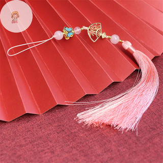 TWE Ice Floss Fan sel Antique Hanfu Trang trí sel Sườn xám ép Placket Phong cách dân tộc Trang trí nhà cửa VN