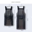 Tạp dề làm việc SUNKISSD, Tạp dề nhà bếp chống thấm nước PVC, Tạp dề làm sạch chống bụi bẩn màu đen trong suốt chống dầu