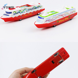 YOWEI 1 Bộ Sưu Tập Mô Hình Thuyền Du Lịch Kéo Lại Trượt Tàu Hơi Nước Trượt Quà Tặng Cho Trẻ Em Trò Chơi Trẻ Em Mới Lạ Gag Đồ Chơi VN