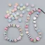 50-100 Chiếc Acrylic Năm Cánh Ngôi Sao Giả Thủy Tinh Rời Hạt Nổ Đáy Phẳng Vòng Tay Vòng Cổ Phụ Kiện Vật Liệu Thủ Công DIY Thời Trang