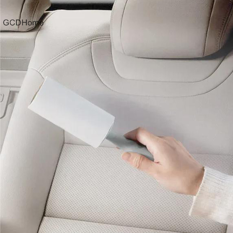 Gcdhome Keo Tóc Loại Xé Con Lăn Bụi Giấy Di Động Vải Dính Con Lăn Bàn Chải Quần Áo Loại Bỏ Lint Con Lăn Bàn Chải HOT