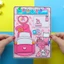 Học liệu bóc dán búp bê thay đồ cho công chúa tocaboca h31 Đồ Chơi - Squishy - Kuromi - Đồ chơi giấy ngôi nhà cho bé