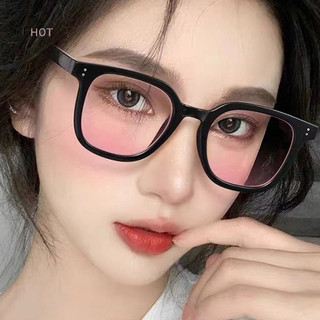 Julyhot Kính Mát Thời Trang Cho Nữ Khung Đen Blusher Kính Trang Điểm Miễn Phí DIY Làm Đẹp Vuông Khung Lớn Massivedeals