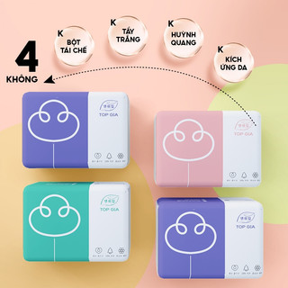 Giấy ăn gấu trúc, thùng 30 gói rút, giấy top gia hàng cao cấp