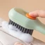 Bàn chải giày dạng lỏng DELMER, Dụng cụ làm sạch gia dụng Bàn chải quần áo Bàn chải làm sạch, Lưu vực Bàn chải bảng quần áo giày Bàn chải xà phòng nhựa Nhà bếp có lông mềm