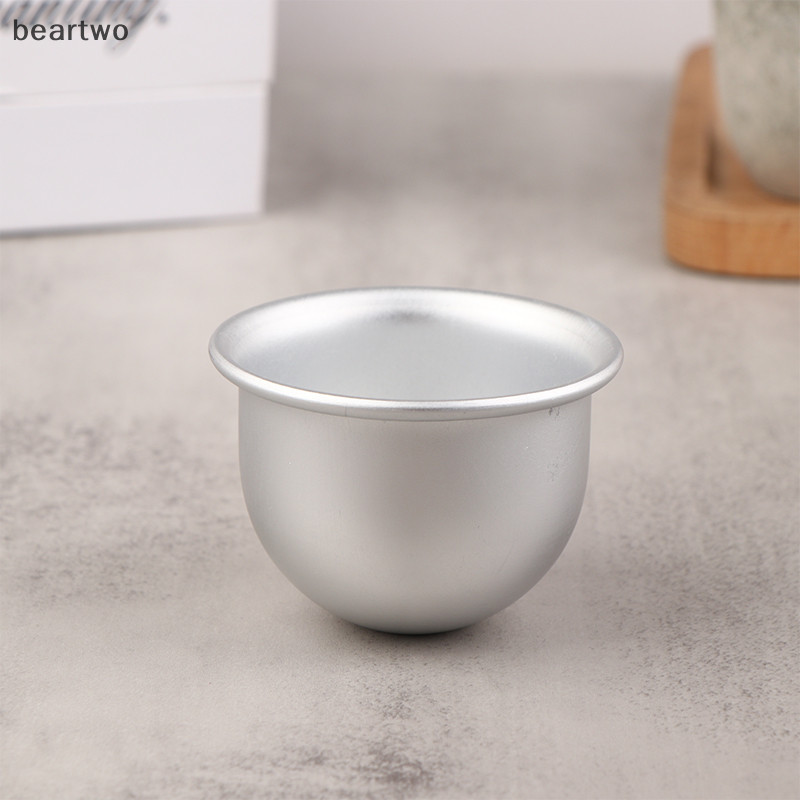 < Beartwo > 1Pc Hợp Kim Nhôm Sâu Hình Bán Nguyệt Khuôn Bánh Chảo Búp Bê Trang Trí Bánh Đẹp