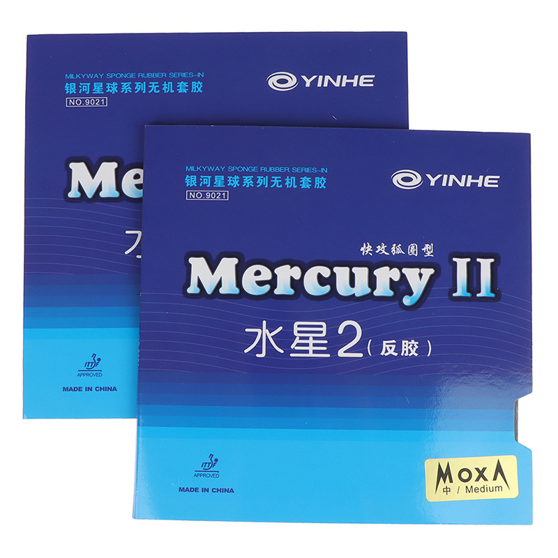 Tmoy MERCURY 2 Bóng Bàn Cao Su Galaxy Pips-In Chính Hãng YINHE Ping Pong Rubber TCS