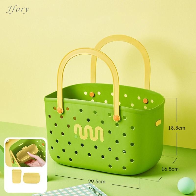 Jfory có lỗ Giỏ đựng túi du lịch sành điệu có túi quyến rũ