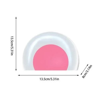 DARON 2 Chiếc Tai Mèo Năng Lượng Mặt Trời / Tai Gấu, Hoạt Hình Dán Mái Xe Trang Trí Đèn, Chiếu Sáng Ban Đêm An Toàn Trang Trí Tự Động Dạ Quang Đồ Trang Trí Ngoại Thất Xe Tải