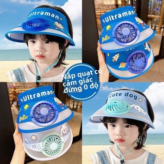 Mũ che nắng quạt mini Kuromi cho bé chống tia UV UPF50+