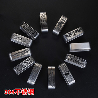 Bộ khóa thắt lưng kim loại kèm kẹp đuôi, ghim đồng nguyên chất, thép không gỉ 3.5 3PQ2