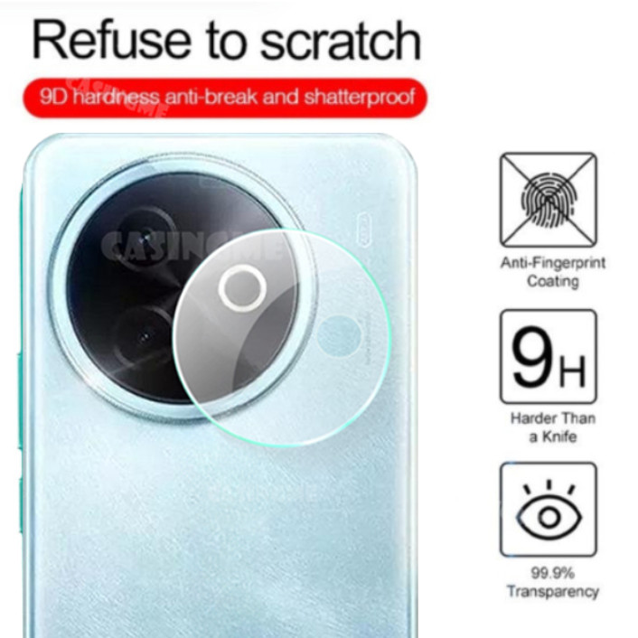 Dành Cho Vivo Y39 5G 2025 3D Camera Bảo Vệ Ống Kính Cho Vivo Y39 5G VivoY39 Y39 Y29 39Y Y 39 29 4G 5G 2025 Trong Suốt Kính Cường Lực Mặt Sau Camera Bảo Vệ