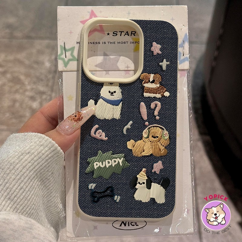 Ốp điện thoại da bò dễ thương cho iPhone16 16pro 16promax 16plus 15pro 15promax 14 13promax xs xsmax xr 7 8plus 11 12 13mini Vỏ điện thoại phong cách Hàn Quốc PWK mới