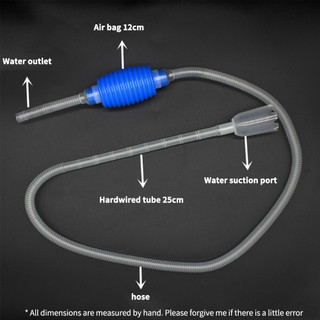 Máy bơm Siphon bể cá để thay nước dễ dàng & làm sạch sỏi hiệu quả - Nhựa bền, lý tưởng cho bể cá
