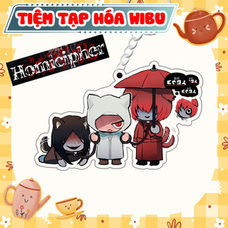 Móc Khoá Keychain Acrylic Game Homicipher Mr Crawling Mr Scarletella Chibi Cute Dễ Thương Tiệm Tạp Hóa Wibu ĐH