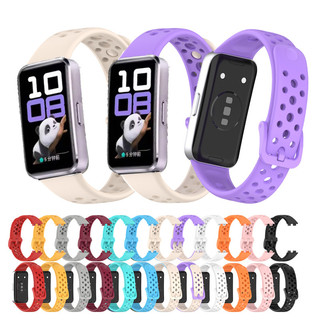 Dây đeo silicon thể thao ngoài trời cho dây đeo Huawei Band 10 / 9 / 8 Dây đeo cổ tay dự phòng