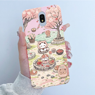 Dành Cho Samsung Galaxy C8 / J7 Plus Đáng Yêu Họa Tiết Mèo Silicon Mềm Jelly Dành Cho Samsung J7 + 2018 SM-J7310 Vỏ Điện Thoại